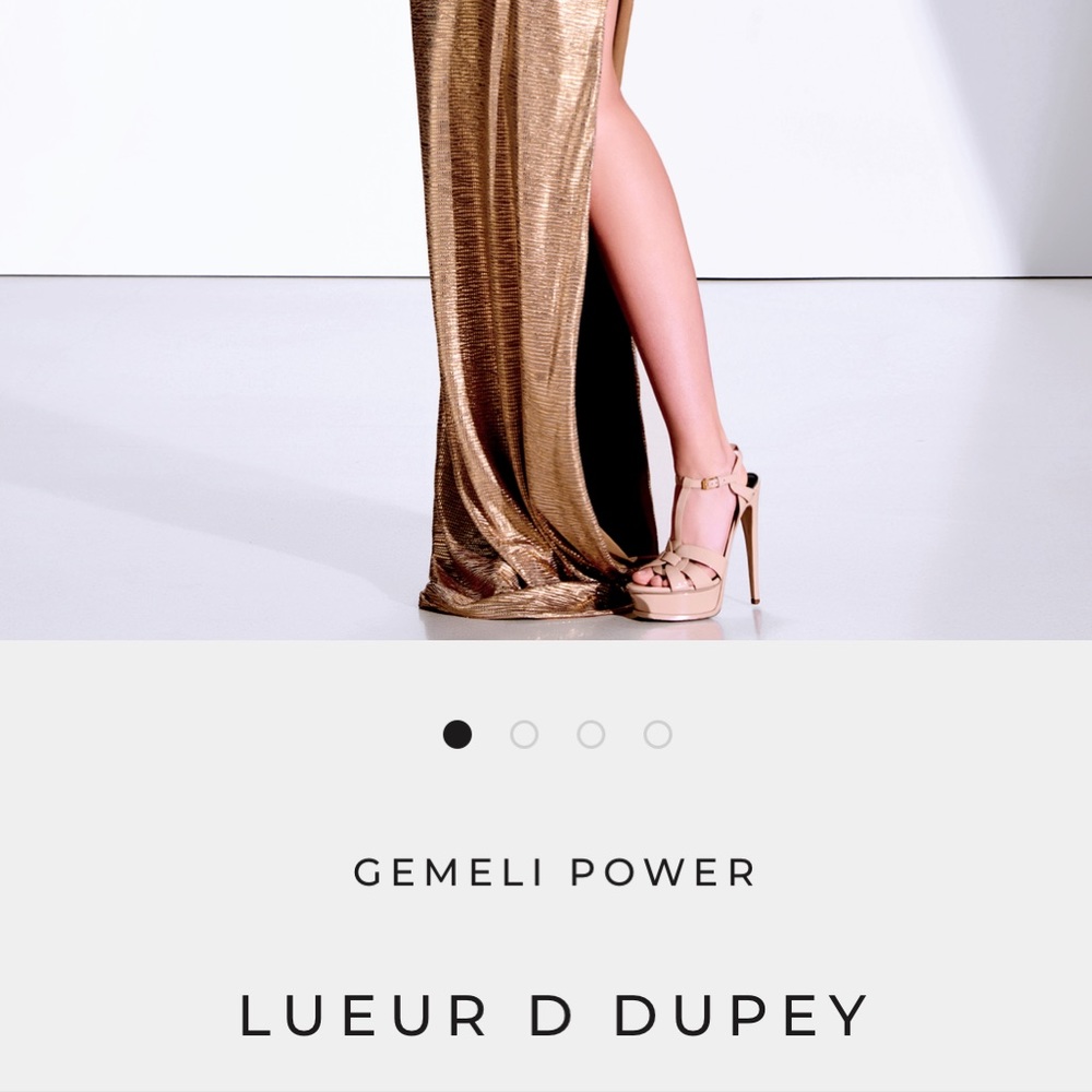 GEMELI POWER PROM DRESS NEVER WORN